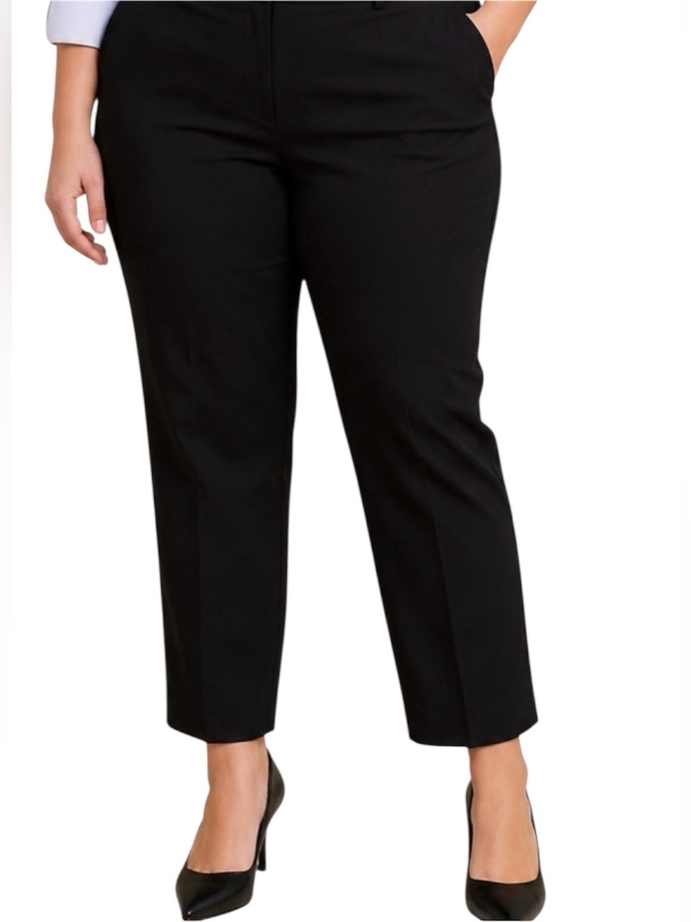 J. Crew Jamie Fit Pants Size 18 Black Pull-On